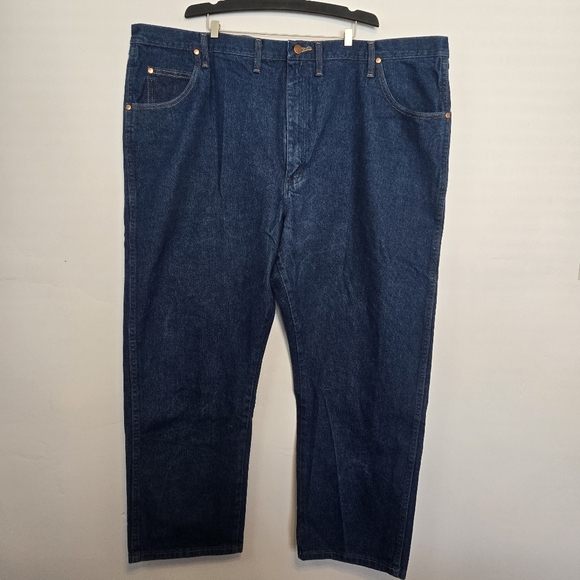 Wrangler Men's Deep Blue Cowboy Cut Jeans 48×30 - Picture 1 of 5